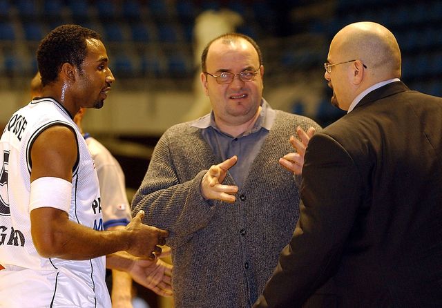 Fred Haus, Duško Vujošević i Aleksandar Džikić (© Star Sport)